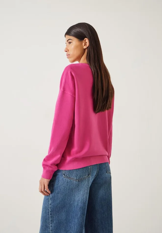 Hush Sweatshirts and Hoodies Women April VNeck Sweatshirt Peacock Pink Hush Sweatshirts and Hoodies Women April VNeck Sweatshirt Peacock Pink