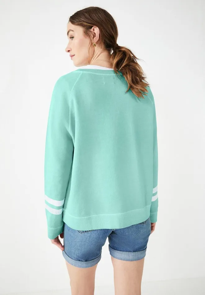 Hush Sweatshirts and Hoodies Women Cosima Relaxed Sweatshirt Washed Aqua