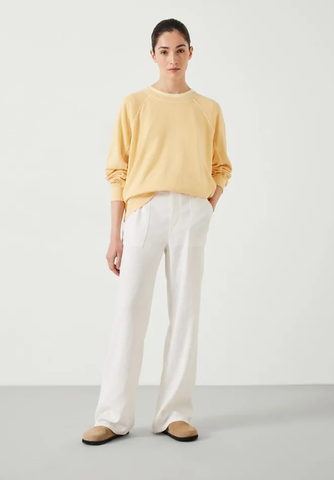 Hush Sweatshirts and Hoodies Women Kara Lightweight Sweatshirt Butter Lemon