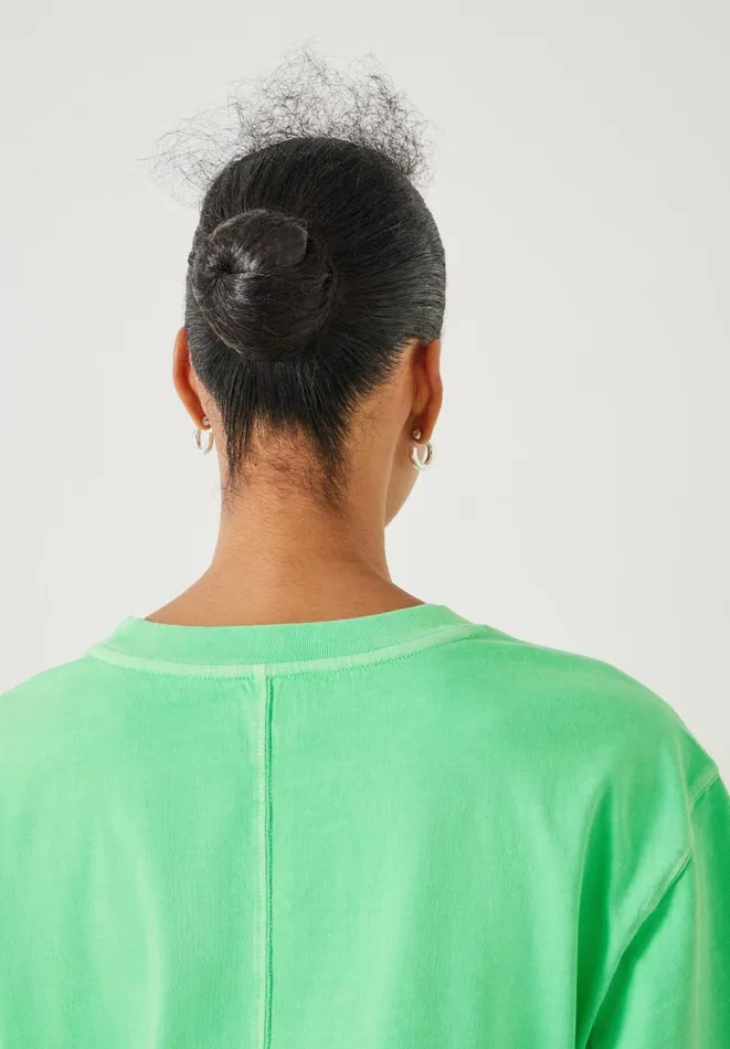Hush Tops and Tshirts Women Flo Oversized Cotton TShirt Poison Green