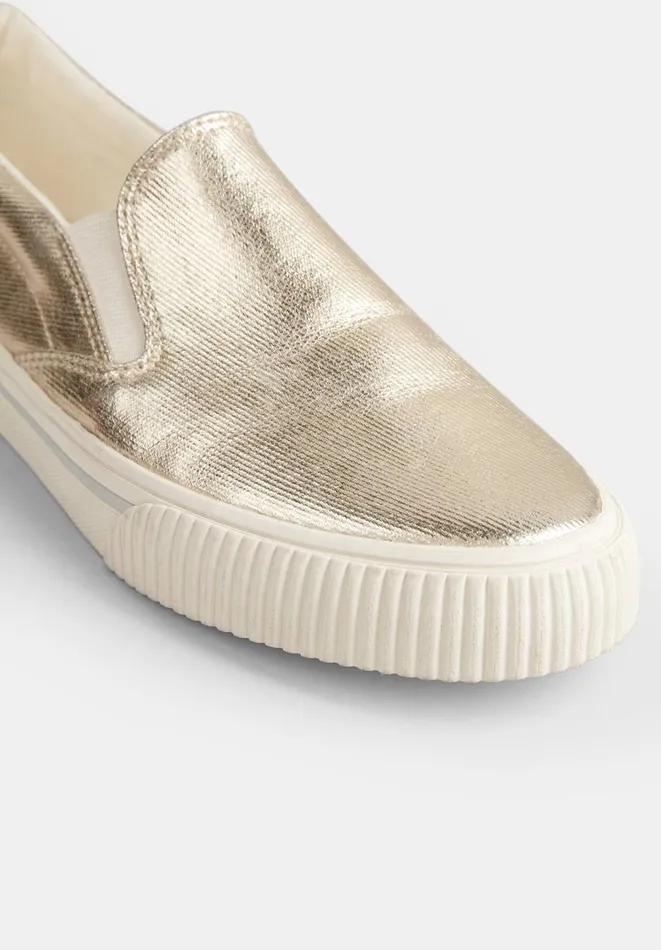 Hush Trainers Women Gili Slip On Trainers Gold