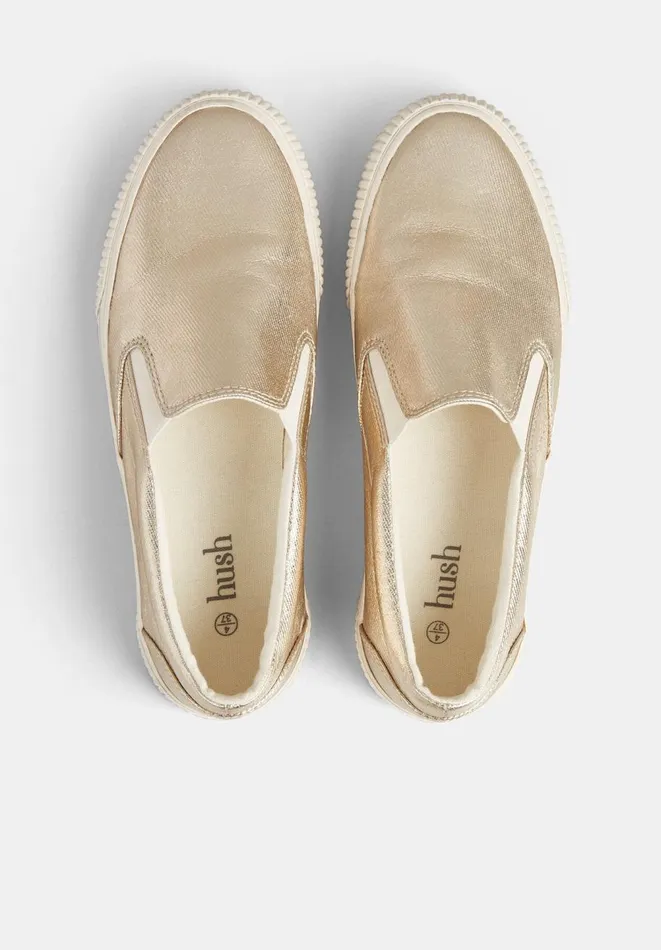 Hush Trainers Women Gili Slip On Trainers Gold