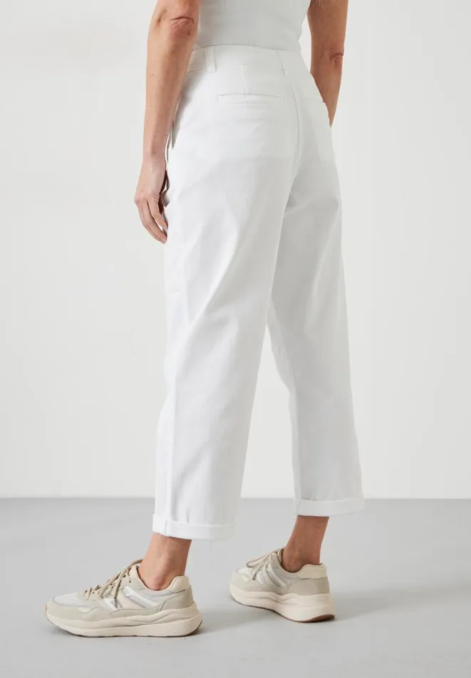 Hush Trousers Women Imogen Cotton Trousers White Hush Trousers Women Imogen Cotton Trousers White