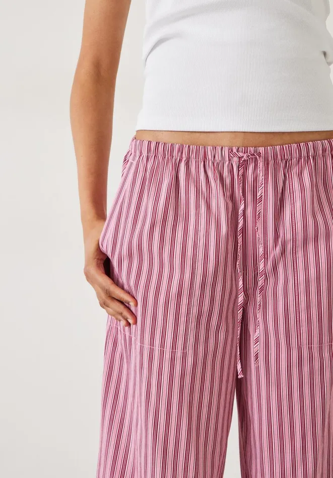 Hush Trousers Women Santorini Striped Trousers Pink