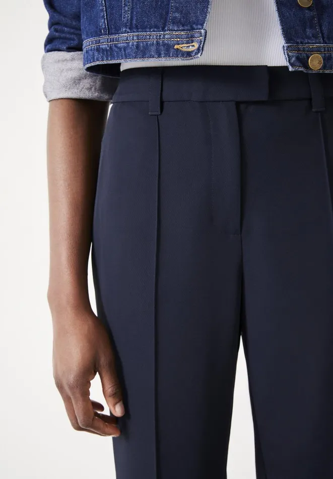 Hush Trousers Women Slim Leg Pintuck Trousers Midnight Navy Hush Trousers Women Slim Leg Pintuck Trousers Midnight Navy