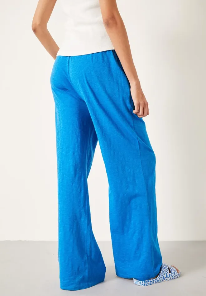 Hush Trousers Women Wendy Wide Leg Trouser Bright Blue