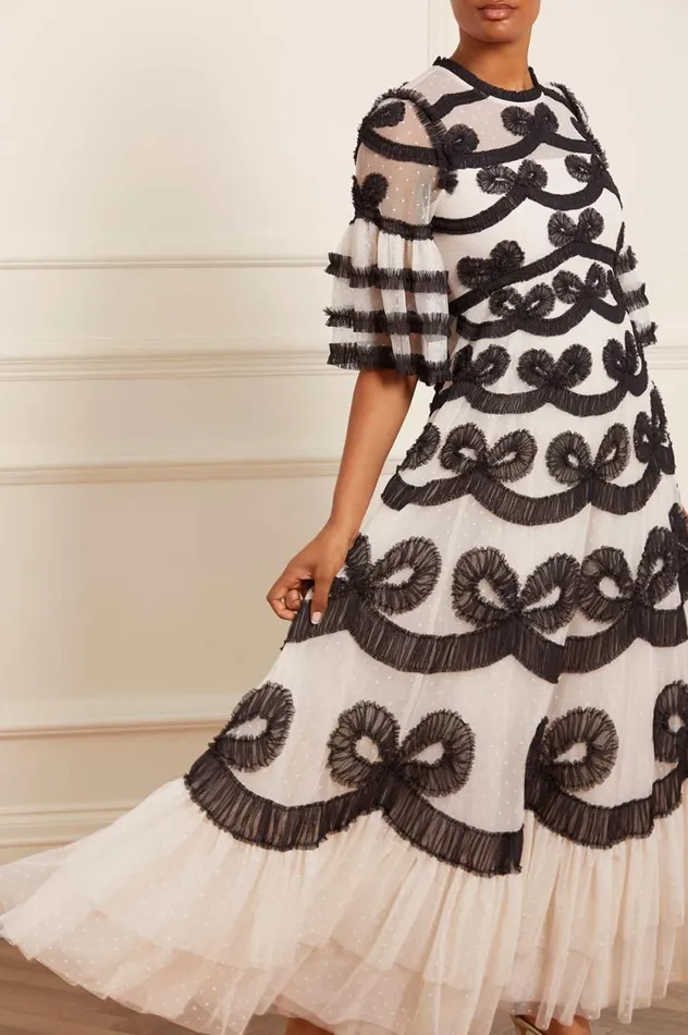 Ingrid Gown Champagne Women Needle and Thread Dresses