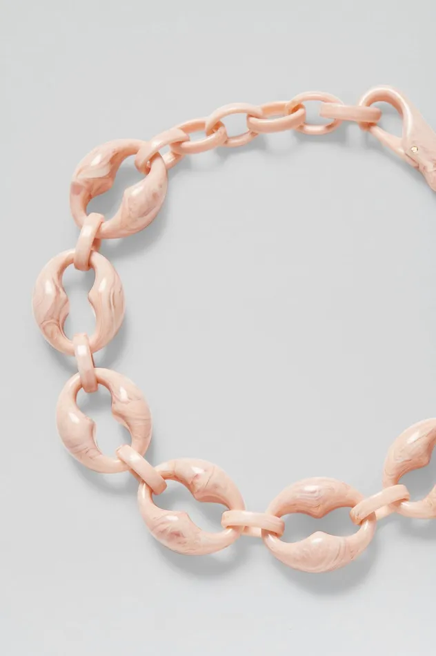 ITALIAN RESIN CHUNKY CHOKER CHALKPINK Women Jewelry Scanlan Theodore
