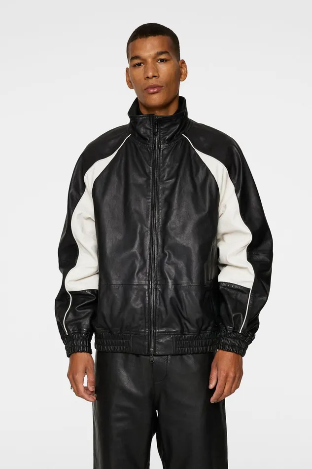 JLindeberg Jackets Men Lex Leather Track Jacket