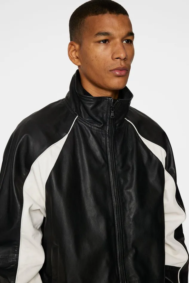 JLindeberg Jackets Men Lex Leather Track Jacket