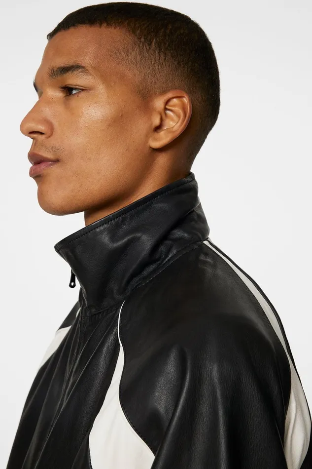 JLindeberg Jackets Men Lex Leather Track Jacket