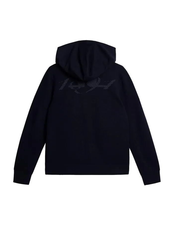 JLindeberg Knitwear Men Cameron Hooded Knit Full Zip