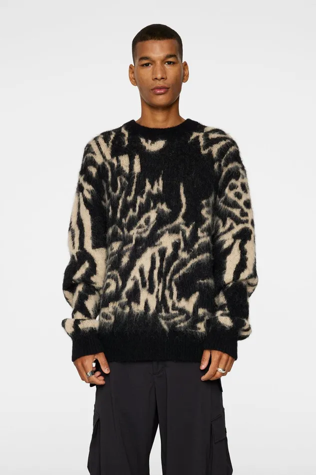 JLindeberg Knitwear Men Falkor Jacquard Knit Sweater