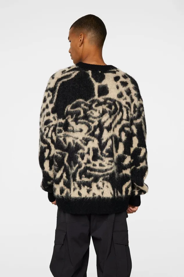 JLindeberg Knitwear Men Falkor Jacquard Knit Sweater