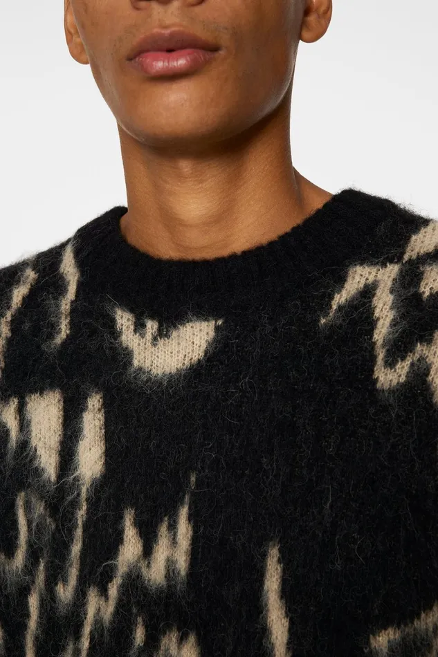 JLindeberg Knitwear Men Falkor Jacquard Knit Sweater