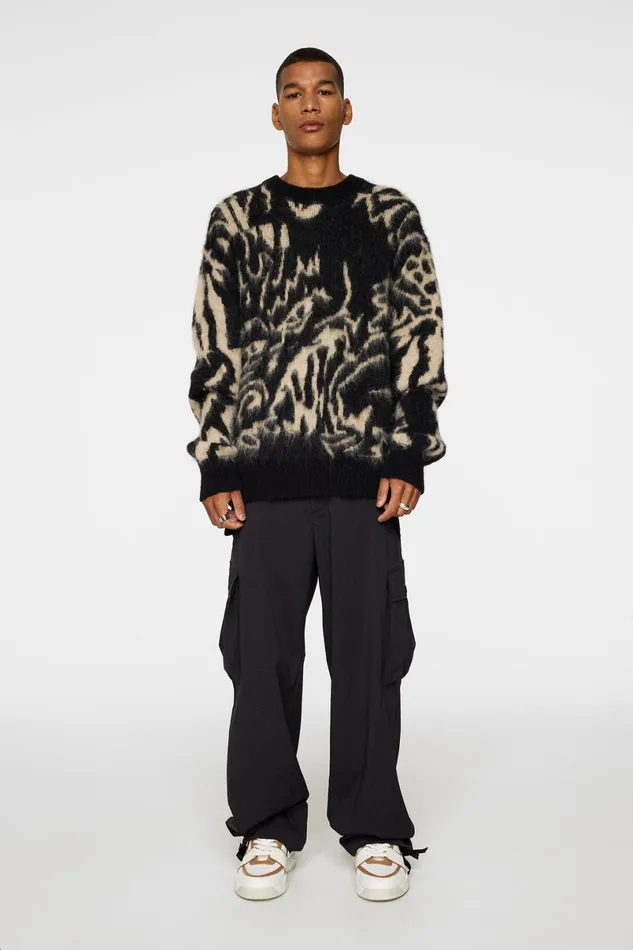 JLindeberg Knitwear Men Falkor Jacquard Knit Sweater