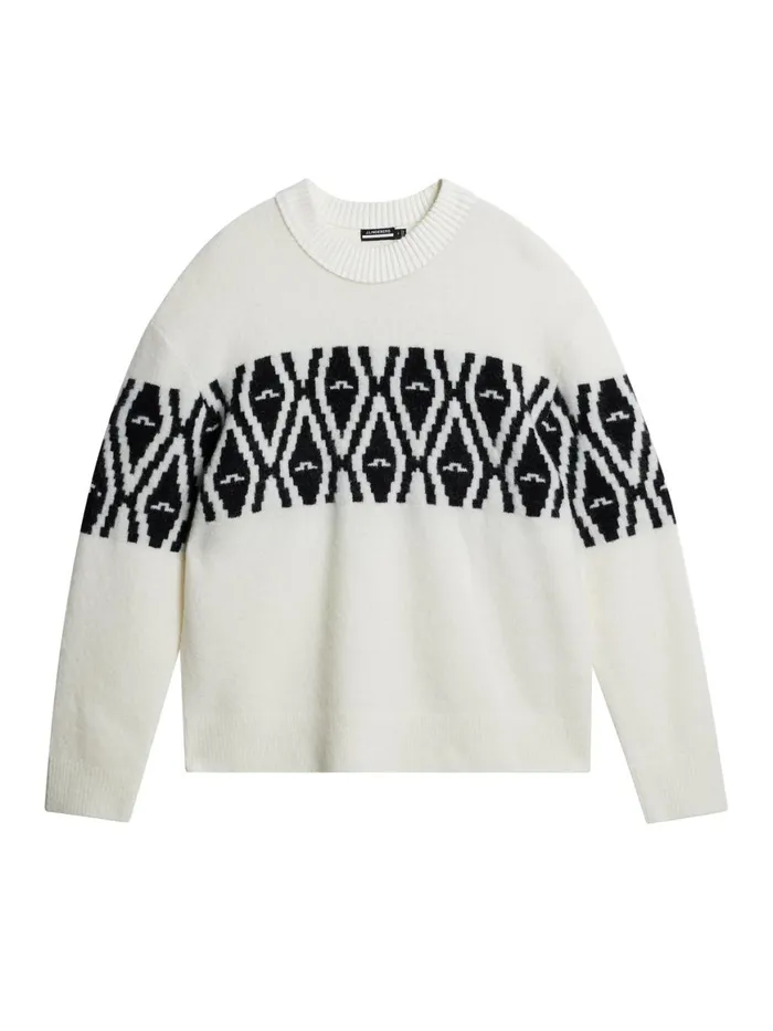 JLindeberg Knitwear Men Jalen Jacquard Knitted Sweater