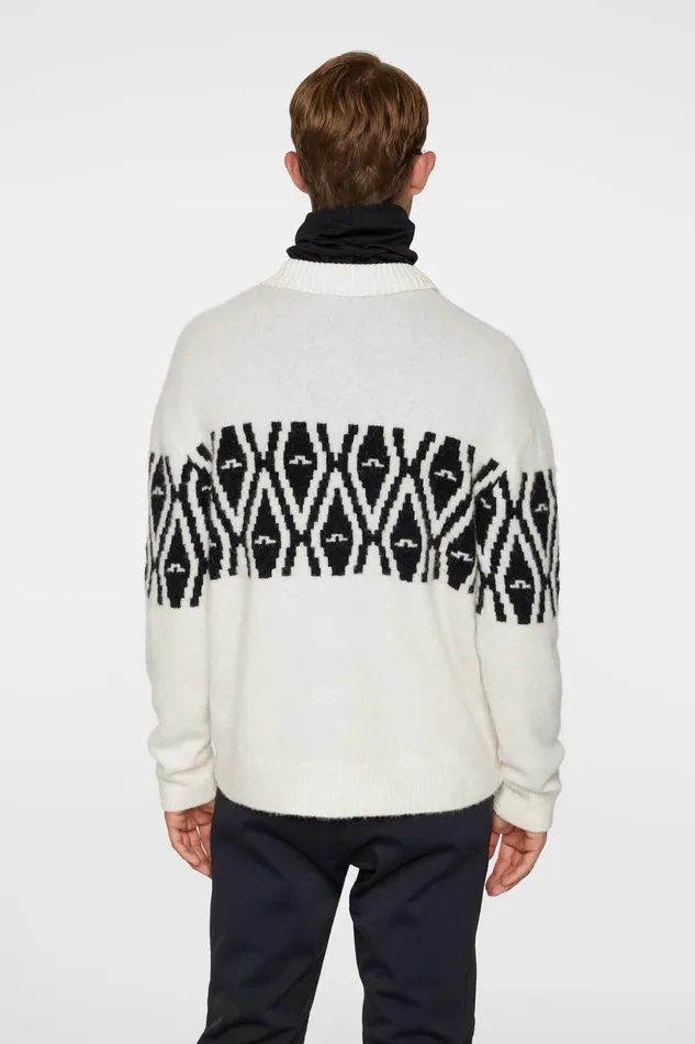 JLindeberg Knitwear Men Jalen Jacquard Knitted Sweater