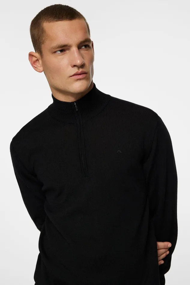 JLindeberg Knitwear Men Kiyan Merino Quarter Zip