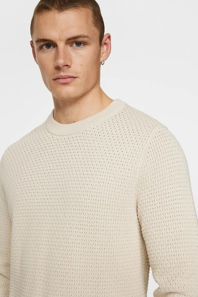 JLindeberg Knitwear Men Oliver Structure Sweater