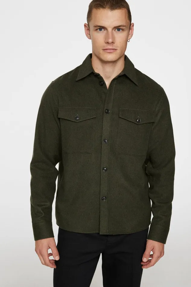JLindeberg Overshirts Men Flat Wool Overshirt