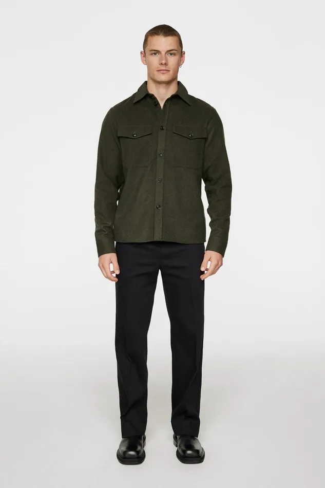 JLindeberg Overshirts Men Flat Wool Overshirt
