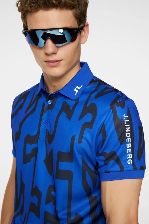 JLindeberg Polo Shirts Men Tour Tech Reg Fit Print Polo