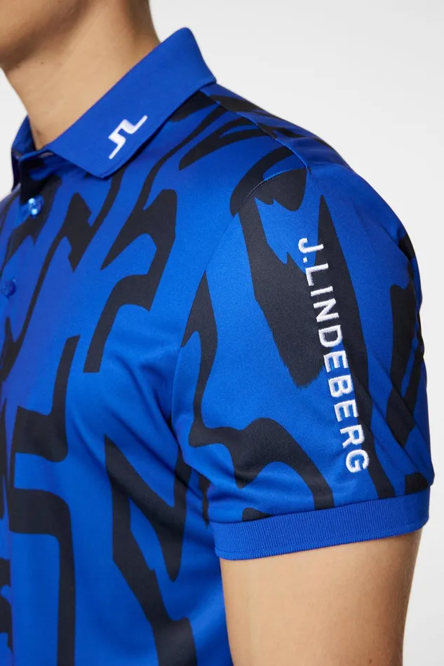 JLindeberg Polo Shirts Men Tour Tech Reg Fit Print Polo