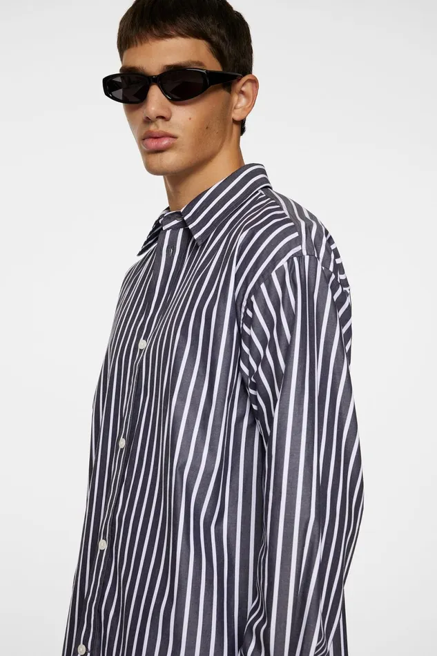 JLindeberg Shirts Men Howard Bold Yd Stripe Shirt