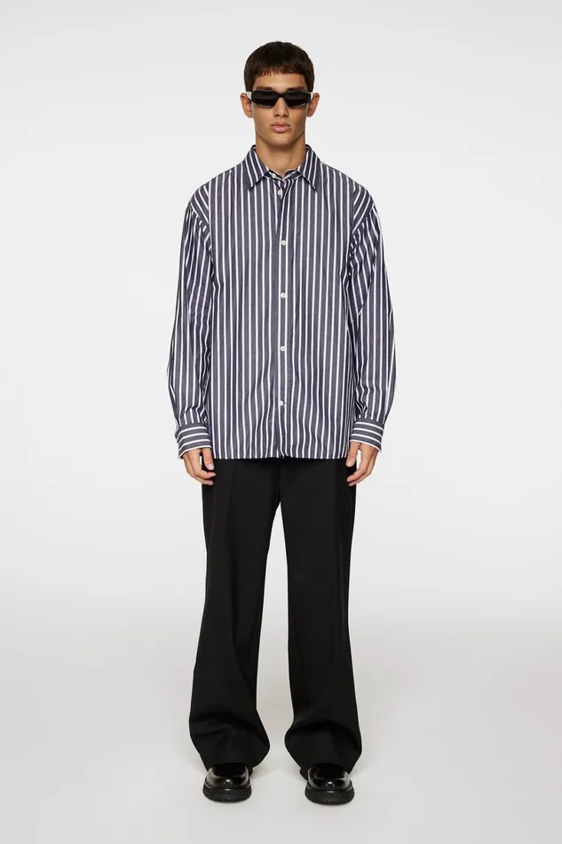 JLindeberg Shirts Men Howard Bold Yd Stripe Shirt