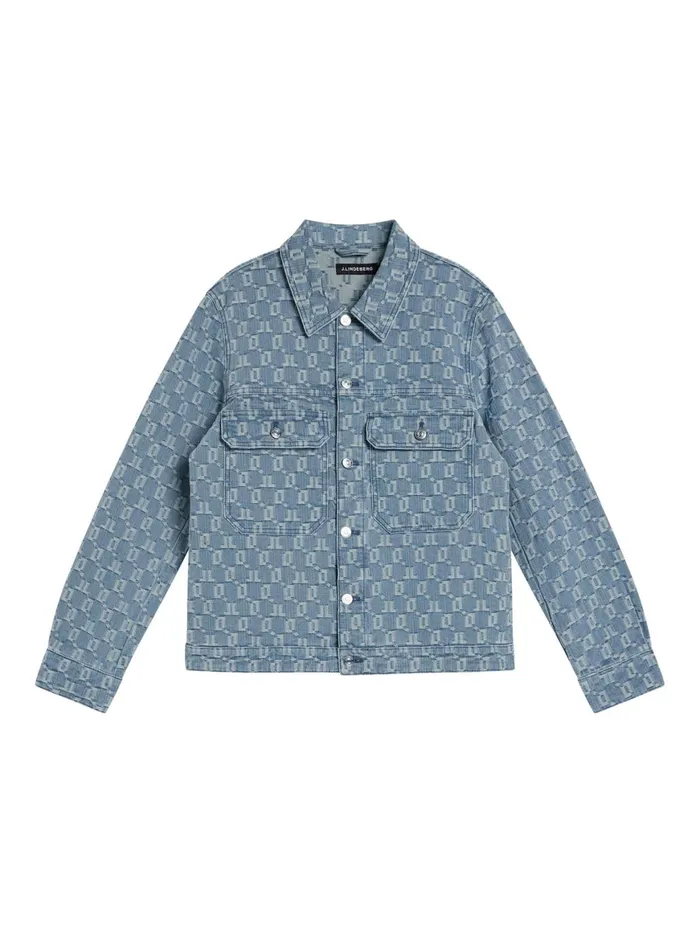 JLindeberg Underwear Men Cam Jacquard Denim Jacket