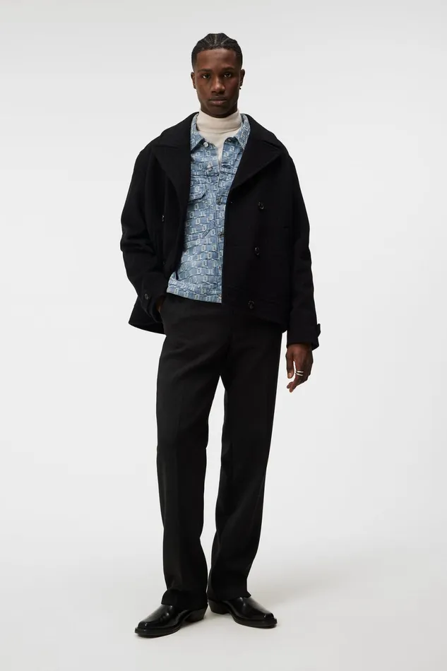 JLindeberg Underwear Men Cam Jacquard Denim Jacket