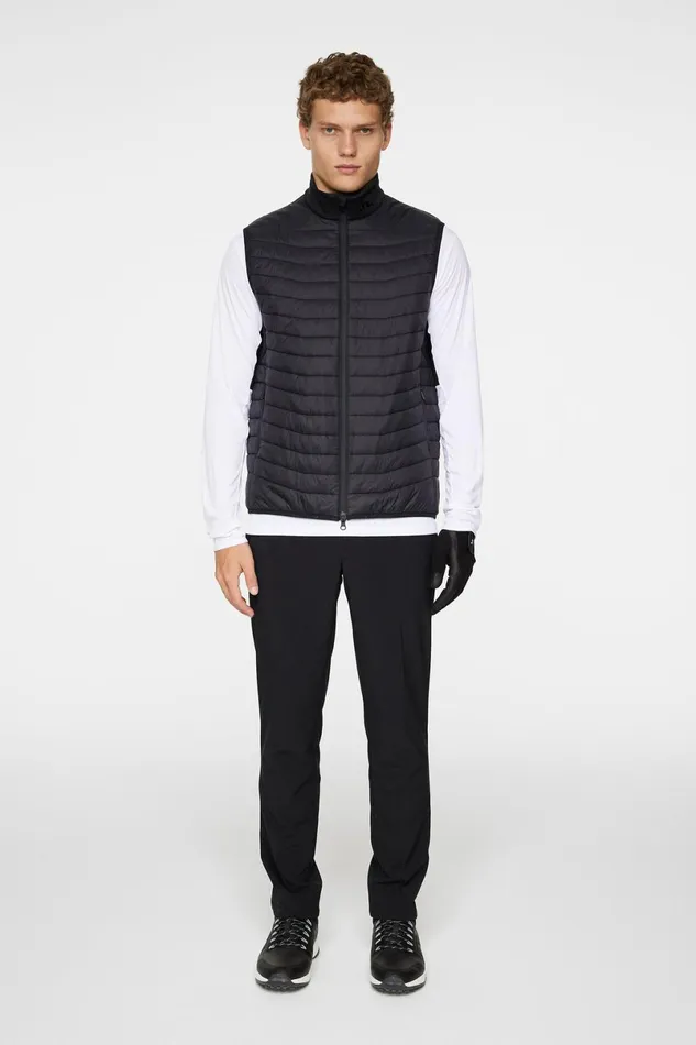 JLindeberg Vests Men Holden Quilt Hybrid Vest