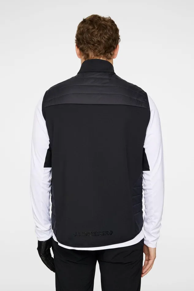 JLindeberg Vests Men Holden Quilt Hybrid Vest