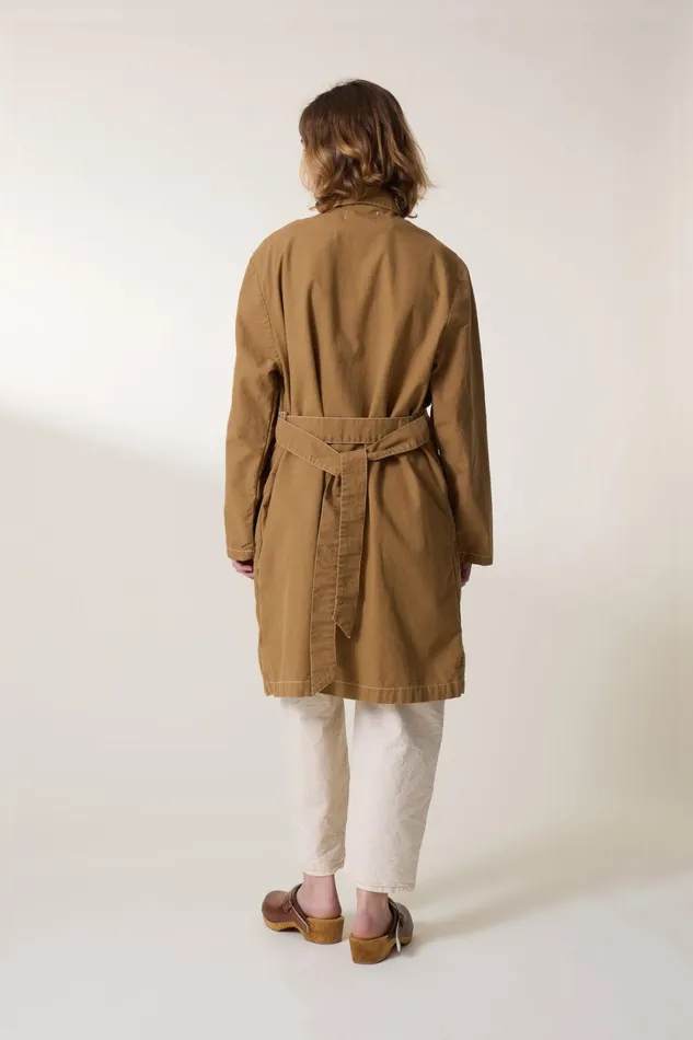 Jackets and Coats Women Leon and Harper Trench Avumia Plain Mustard