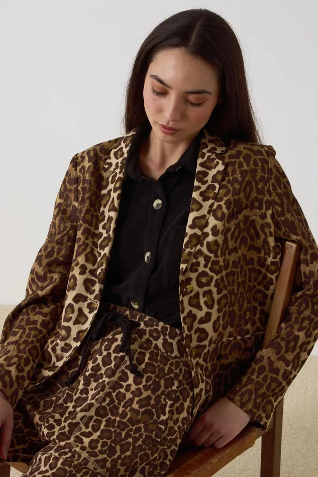 Jackets and Coats Women Leon and Harper Venice Cat Jacket Beige