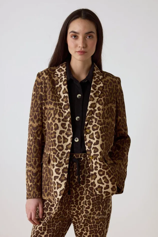 Jackets and Coats Women Leon and Harper Venice Cat Jacket Beige
