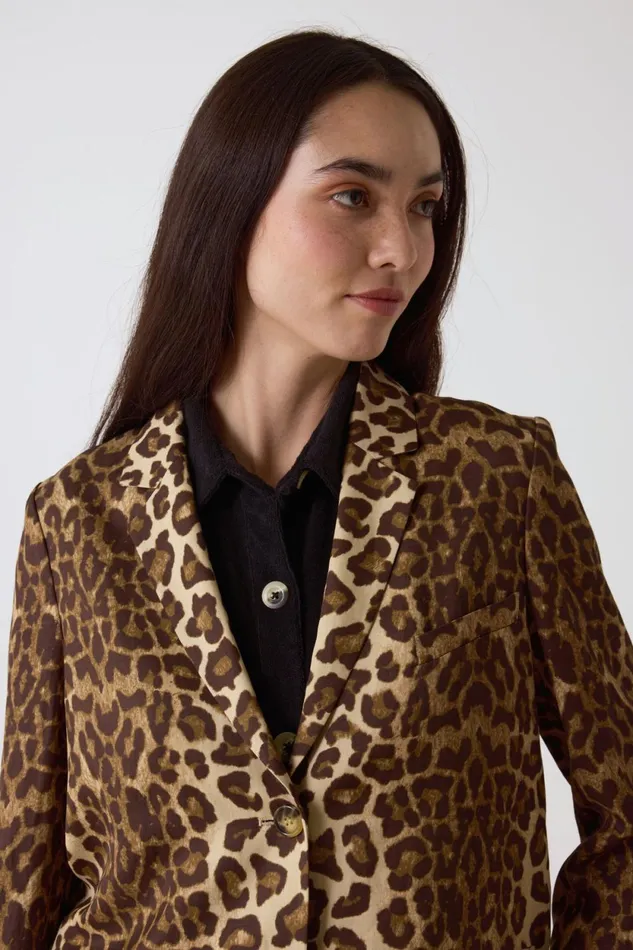 Jackets and Coats Women Leon and Harper Venice Cat Jacket Beige