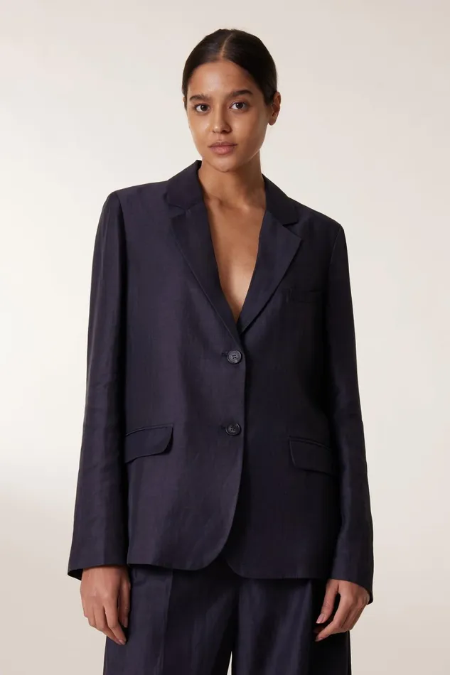 Jackets and Coats Women Leon and Harper Venice Pln Jacket Charcoal