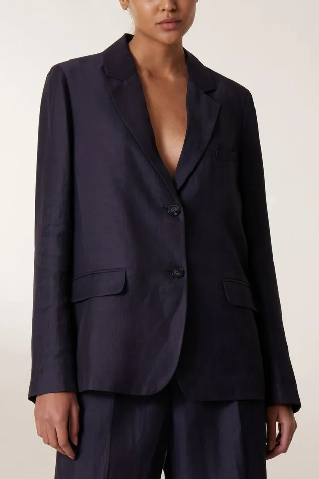 Jackets and Coats Women Leon and Harper Venice Pln Jacket Charcoal