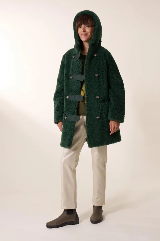 Jackets and Coats Women Leon and Harper Viggo Pln Coat Green