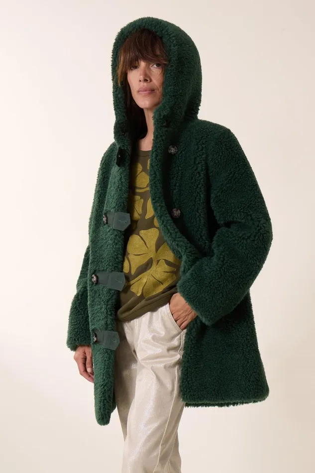 Jackets and Coats Women Leon and Harper Viggo Pln Coat Green