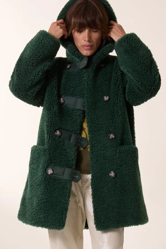 Jackets and Coats Women Leon and Harper Viggo Pln Coat Green
