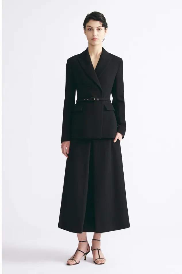 Jackets And Coats Danya Tailored Jacket In Black Double Crepe 8211 Emilia Wickstead Women
