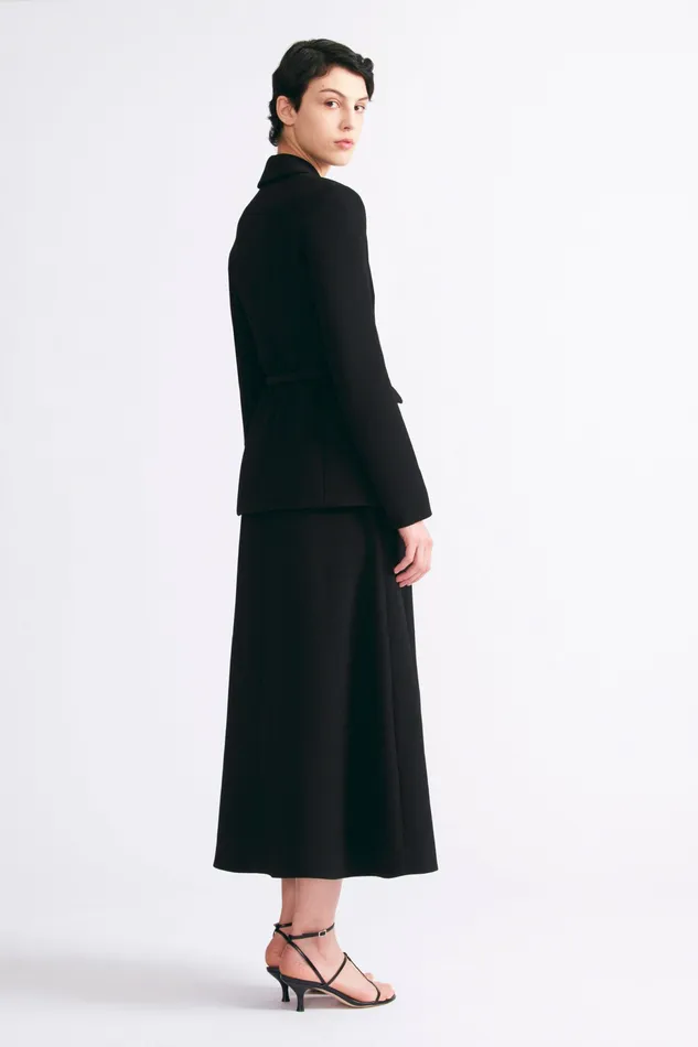 Jackets And Coats Danya Tailored Jacket In Black Double Crepe 8211 Emilia Wickstead Women