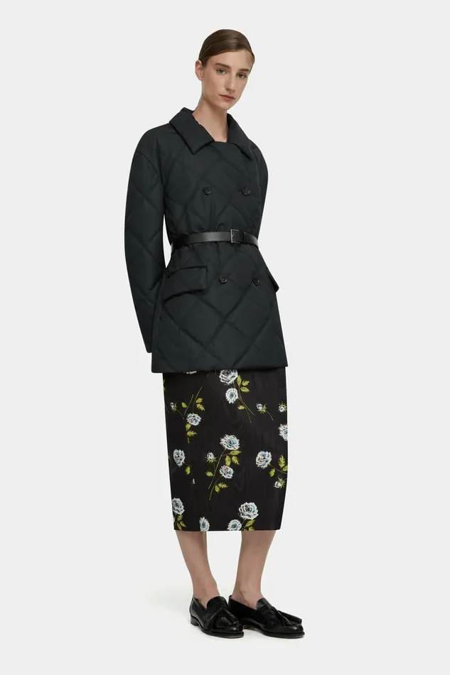 Jackets And Coats Sophica Black Puffer Quilted Jacket 8211 Emilia Wickstead Women