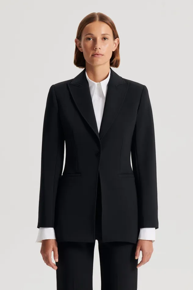 Jackets TAILORED JACKET BLACK Scanlan Theodore Women Jackets TAILORED JACKET BLACK Scanlan Theodore Women