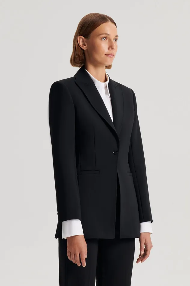 Jackets TAILORED JACKET BLACK Scanlan Theodore Women Jackets TAILORED JACKET BLACK Scanlan Theodore Women