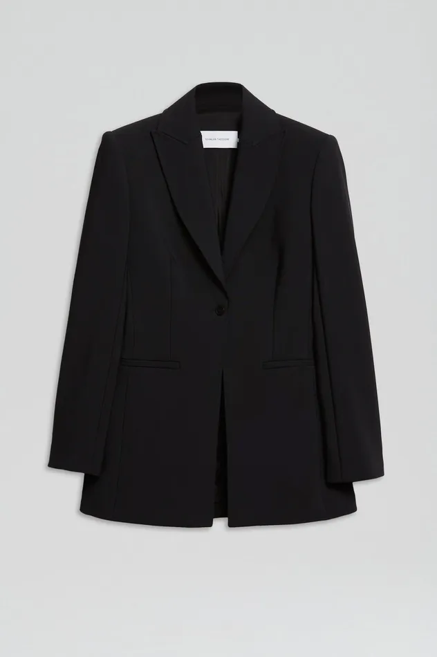 Jackets TAILORED JACKET BLACK Scanlan Theodore Women Jackets TAILORED JACKET BLACK Scanlan Theodore Women