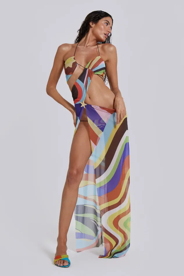 Jaded London Dresses Women Shop Oliana Draped Maxi Dress